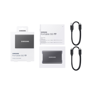 Samsung Portable SSD T7 - 1TB - Gray