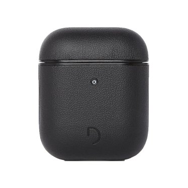 !Decoded Leather AirCase - Apple AirPods - Black
