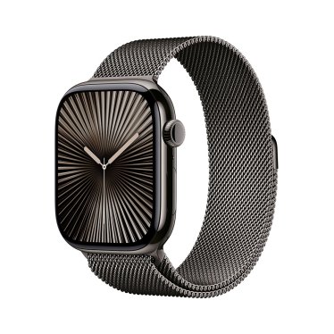 [Open Box] Apple Watch S10 Cellular - 46mm - Slate Titanium - Slate Milanese Loop - S/M (130-180mm)
