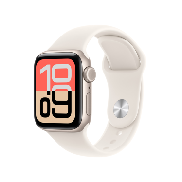 Apple Watch SE 3 Cellular - 40mm - Starlight Aluminium - Starlight Sport Band - S/M