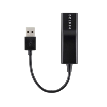 Belkin USB 2.0 naar Ethernet adapter - Zwart