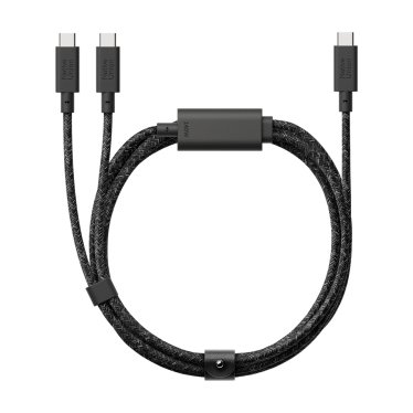 Native Union Belt Cable - USB-C to 2x USB-C - 2m - 140w - Cosmos