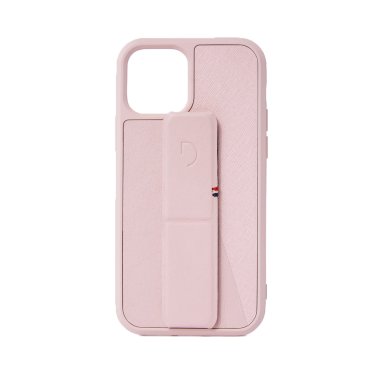 !Decoded Dual Leather Stand Case - iPhone 12 Mini - Silver Pink