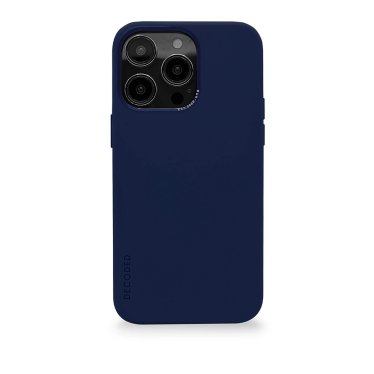 !Decoded Anti-Microbial Silicone Backcover - iPhone 14 Pro - Navy Peony