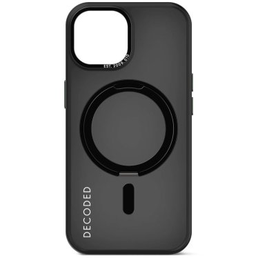 !Decoded Recycled Plastic Backcover - iPhone 15 Plus - Transparant/Black