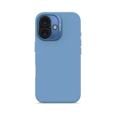 Decoded Anti-Microbial Silicone Backcover - iPhone 16 - Air Blue