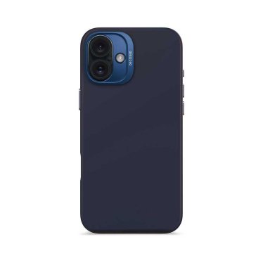 @Decoded Anti-Microbial Silicone Backcover - iPhone 16 Plus - Blue Print