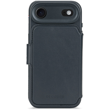 Decoded Leather Detachable Wallet - iPhone Air - Navy Shadow