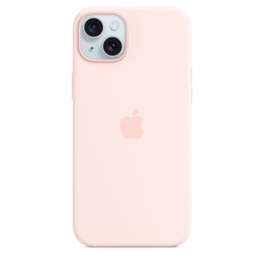 Apple Silicone Case  - iPhone 15 Plus - Light Pink