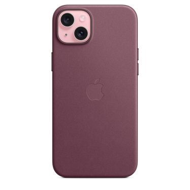 Apple Fine Woven Case - iPhone 15 Plus - Mulberry