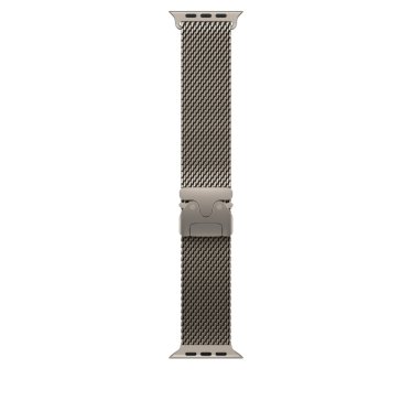 [Open Box] Apple Watch Strap 49mm - Natural Titanium - Milanese Loop - M (155-185mm)