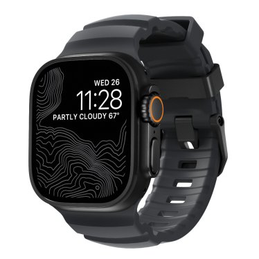 @Nomad Rocky Point Band - 42/44/45/49mm - Storm/Black