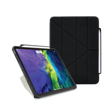 !Pipetto Origami Pencil Case - iPad Air 10.9" (2020/2022) / iPad Air 11" (2024/2025) - Black