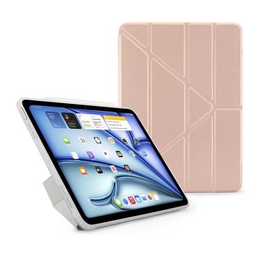 Pipetto Origami Case - iPad Air 13'' (2024/2025) - Metallic Pink