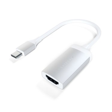 !Satechi USB-C to 4K HDMI Adapter - Silver