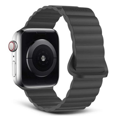 Decoded Silicone Traction Loop Strap Lite - Apple Watch 42/44/45/49mm - Black